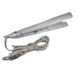 T3 Micro Single Pass 1" Flat Iron Hair Straightener Model 73509 White